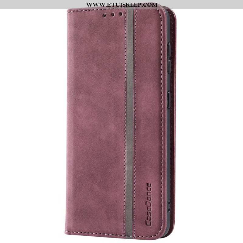 Etui Na Telefon do Samsung Galaxy S22 5G Etui Folio Casedance Ze Sztucznej Skóry